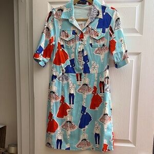 Gant Multicolor Graphic Print Dress